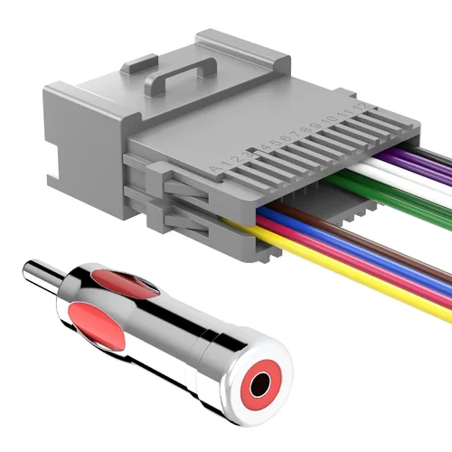 Vista 3 de RDBS Kit de Arnés de Cableado de Radio de Repuesto Automotriz Adaptador de Antena de Cable Estéreo Receptor Apto para Algunos Vehículos Chevy GMC