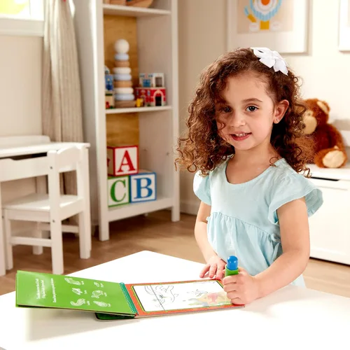 Vista 6 de Melissa & Doug On The Go Water Wow! Almohadilla de actividades para colorear reutilizable que se revela con agua - Selva