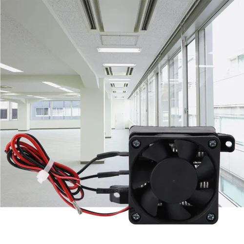 Vista 2 de Calentador de aire, ventilador de coche PTC de 12 V/24 V, 300 W/400 W, calentador de aire para automóviles PTC, temperatura constante, calefacción