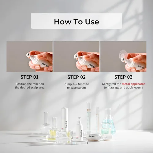 Vista 5 de Revhan Scalp Serum para la pérdida y adelgazamiento del cabello - Suero para el crecimiento del cabello para hombres y mujeres con ácido salicílico