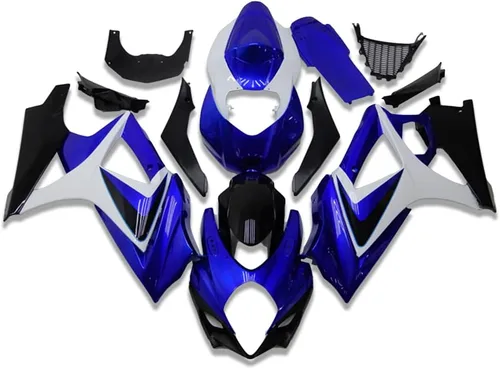 Vista 9 de Carenado de carrocería negro mate brillante de plástico apto para Suzuki 2007 2008 GSXR 1000 inyección ABS nuevo Aftermarket Kit Kit GSXR-1000 07 08