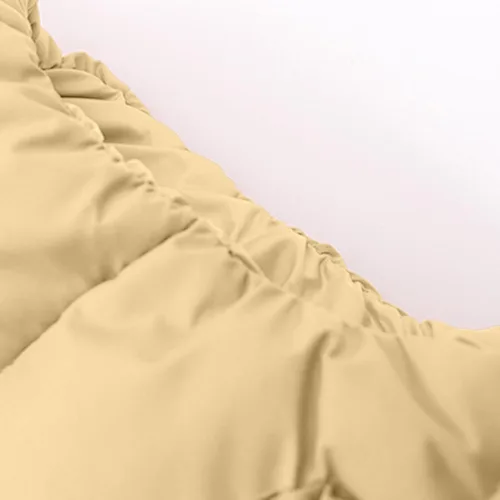 Vista 5 de Chaleco de plumón para bebés y niñas, lindo abrigo de algodón con capucha con orejas de oso para invierno, chaleco cálido para niños