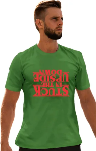 Vista 58 de Go All Out Camiseta para adultos Stuck in The Upside Down