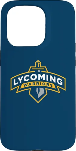 Vista 14 de Lycoming Warriors Sword & Shield Logo Lycoming College Case for iPhone 16