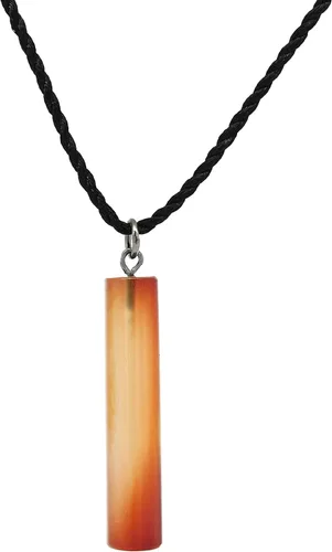 Vista 4 de Gempires - Collar con colgante de corazón natural y barra con cordón adicional, joyería hecha a mano, cadena ajustable de 18 + 2 pulgadas