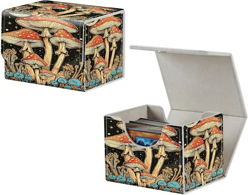 Vista 21 de MTG Commander - Caja de cartas intercambiables, más de 100 tarjetas con funda con funda de piel sintética, caja de almacenamiento de tarjetas