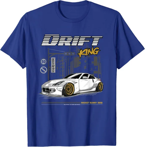Vista 21 de Z34 370 Fairlady Z - Camiseta gráfica de cuerpo ancho, Negro, S