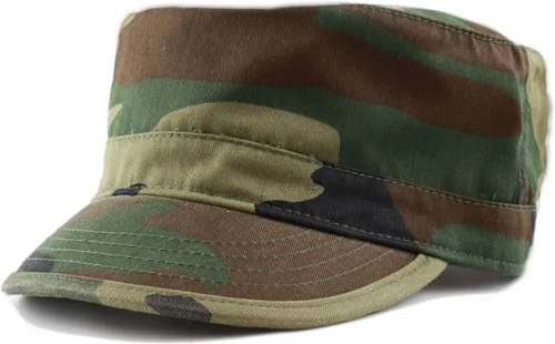 Vista 43 de The Hat Depot Cadet Military Army - Gorra de béisbol de algodón lavado con teñido anudado y algodón lavado básico y desgastado, gorra de algodón