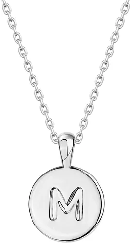 Vista 73 de PAVOI - Collar con dije de letra inicial chapado en oro de 14 quilates para mujer Collar con inicial alfabética de oro
