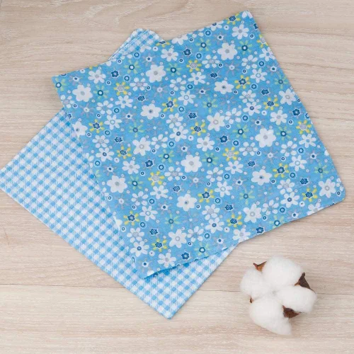 Vista 6 de HOULIFE Pañuelo impreso floral de algodón para mujer, pañuelos elegantes para fiesta de boda