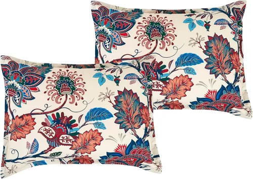 Vista 8 de Chezmoi Collection Azura Juego de Edredón Floral de 2 Piezas Tamaño Individual - Juego de Ropa de Cama de Microfibra Estampada Ligera Multicolor