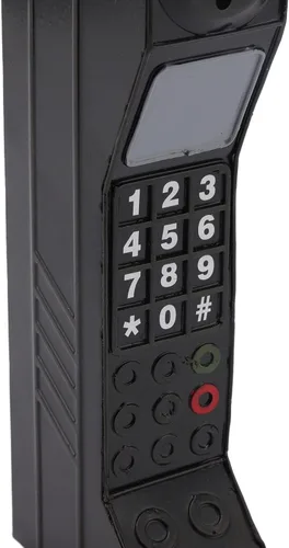 Vista 9 de Gavigain Teléfono móvil retro, teléfono móvil inflable, adorno retro para teléfono celular de ladrillo, para decoración de fiesta de Halloween