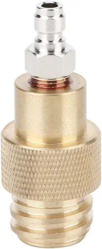 Vista 6 de AYNEFY Adaptador de agua, TR21-4 Adaptador de latón de rosca macho Convertidor de botella de gas de agua Adaptador de cilindro de CO2 Piezas