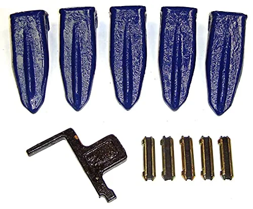 Vista 2 de H&L Tooth Company 230ST USA Forged Star o 230CST Cast Star Retroexcavadora dientes más 23FP Flexpins (paquete de 5) para Deere, Caso, JBC y más. +