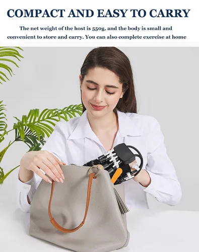 Vista 6 de Guantes robot de rehabilitación para ambas manos, equipo eléctrico para la función de la mano 2024, terapia de masaje para la recuperación de dedos