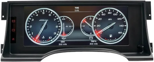 Vista 4 de Auto Meter 7006 Invision Ajuste Directo Digital Dash LCD para Camión Chevy 95-98, Negro