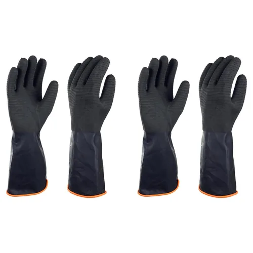 Vista 11 de North Tower Guantes de goma resistentes a productos químicos, guantes resistentes para trabajo con guantes impermeables para hombre