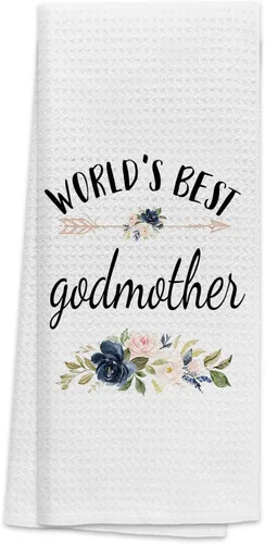 Vista 16 de TNUW Best Grandma - Toallas de cocina de 16 x 24 pulgadas, la mejor flor de Abuela del mundo, suave y absorbente, toalla de cocina, toallas de mano