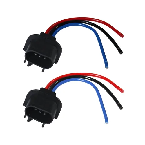 Vista 7 de 9008 H13 hembra enchufe adaptador de arnés de cable conector para faros H13LL lámparas bombillas (2 unids/paquete)