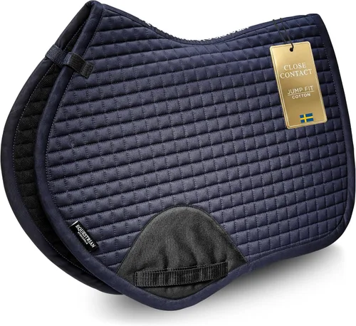 Vista 10 de Equestrian Stockholm Close Contact Horse Saddle Pad for Jumping Negro