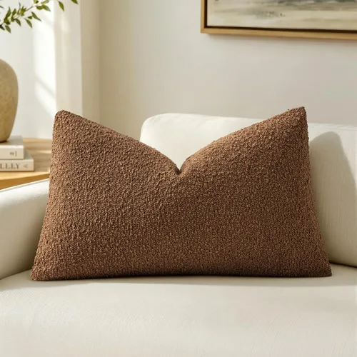 Vista 24 de MIULEE Funda de almohada texturizada con diseño de boucle, color azul aguamarina, funda de almohada lumbar sólida, decorativa de primavera, suave