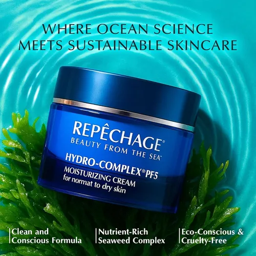 Vista 3 de Repechage Hydro-Complex PFS Crema facial hidratante para piel normal a seca - Hidratante no comedogénico con extracto de algas marinas, niacinamida