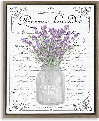 Vista 27 de Stupell Industries Stellar Design Studio - Lienzo decorativo con marco flotante, gris, 17 x 21 pulgadas, fácil de colgar y resistente, fabricado