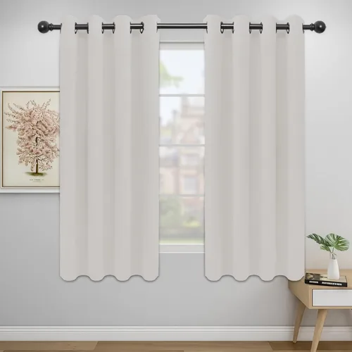 Vista 291 de Easy-Going - Cortinas opacas para dormitorio, aislamiento térmico sólido con ojales, cortinas de ventana para reducción de ruido, cortinas