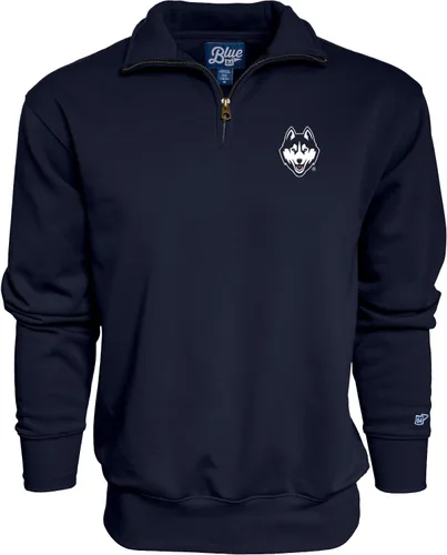 Vista 40 de Blue 84 Sudadera con cremallera de un cuarto para hombre de la NCAA