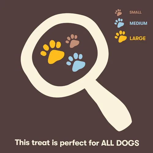 Vista 5 de Pet 'n Shape Duck 'n Rice Dumbbells Treats para Perros - 3 onzas