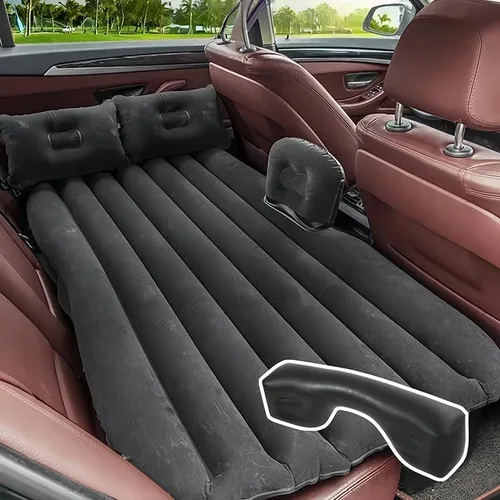 Vista 6 de Portable Car Air Mattress Compatible with Chevrolet Colorado, Thickened Inflatable Sleeping Pad for Camping, Road Trips & Travel, Includes Pump &