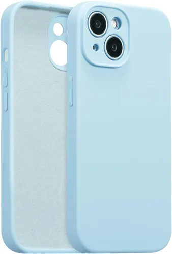 Vista 18 de Funda de silicona para iPhone Air, con [protección completa de la cámara] [forro de microfibra suave antiarañazos], funda de silicona líquida ultra