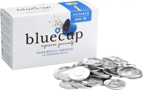 Vista 10 de Cápsulas reutilizables paquete de 6 cápsulas de café recargables para máquinas Nespresso Original Line, complemento al kit de inicio Bluecup sin BPA