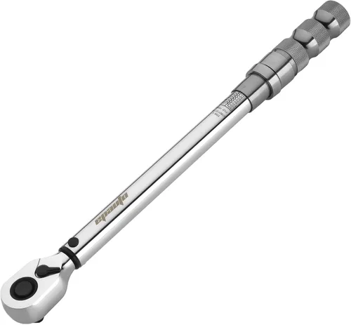 Vista 9 de EPAuto 1/2-Inch Spring-Loaded Ring Locking Torque Wrench, 10~150 ft-lb