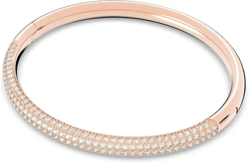 Vista 2 de Swarovski Brazalete Dextera, cristal transparente, acabado en tono oro rosa