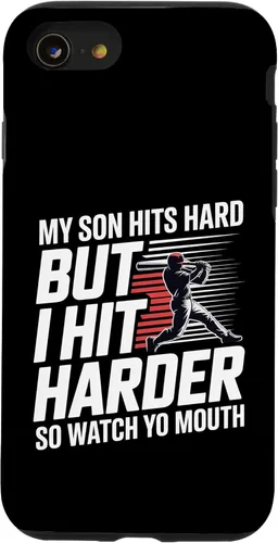 Vista 18 de My Son Hits Hard But I Hit Harder So Watch Yo Mouth - Case for iPhone 17