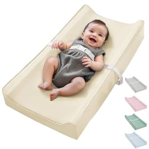 Vista 16 de Funda para Cambiador de Piel Vegana con Cremallera - 31" X 16" - Impermeable y Limpiable, Extra Gruesa y Portátil y Antideslizante Alfombrilla