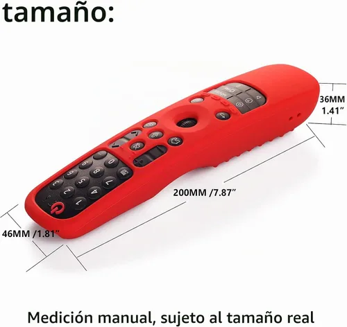 Vista 5 de Hi Color Funda de silicona para MR24GA/MR21GA/MR22GN/MR23GA Funda protectora compatible con LG Magic TV C2 C3 G3 OLED Remote Control Slicone Sleeve