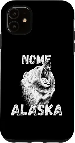 Vista 6 de Funda de recuerdo para iPhone 12 Mini Retro Nome AK Alaska City Apparel Souvenir