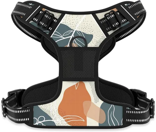 Vista 11 de Rnivvi Arnés para perro sin tirones, bonito arnés reflectante de tamaño extra pequeño, chaleco acolchado suave ajustable para perros pequeños