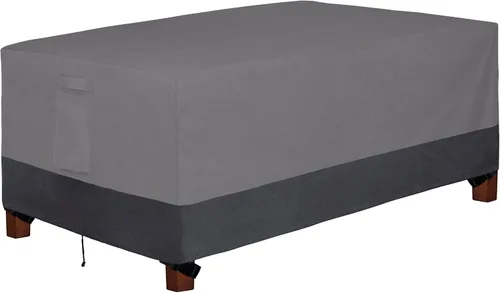 Vista 8 de Easy-Going Funda resistente 600D para muebles de patio, juego de mesa y silla rectangular al aire libre, funda impermeable para exteriores