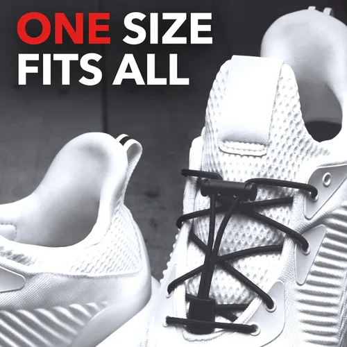 Vista 4 de Cordones de zapato sin corbata, Blanco, One Size (Pack of 1)