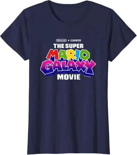 Vista 3 de Camiseta con el logotipo de la película Super Mario Galaxy