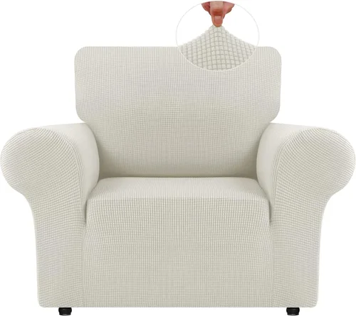 Vista 68 de LURKA Fundas elásticas para silla y sofá de 1 pieza, Fundas para sofá con protector elástico en la parte inferior para niños y perros