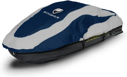 Vista 11 de Jetpro Trailerable PWC Jetski Watercraft Jet - Funda para esquís de hasta 3 plazas, Negro/Gris