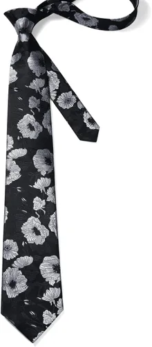 Vista 179 de Corbatas florales tejidas clásicas para hombre, corbata cuadrada de bolsillo, corbatas formales para hombres, boda con pañuelo