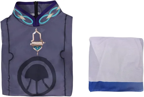 Vista 7 de Alleyon Genshin Impact - Traje de baño para mujer, traje de baño Hu Tao Venti Kazuha Scaramouche Anime Bikini Cosplay