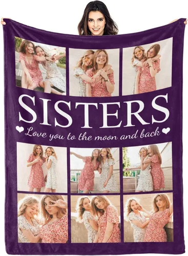 Vista 13 de envía al día siguiente, manta personalizada con texto en imagen, manta personalizada de foto, manta de franela personalizada, regalos personalizados