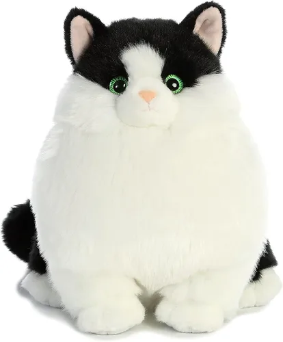Vista 6 de Aurora - Gatos gordos - Gatito atigrado Butterball de 9.5 pulgadas