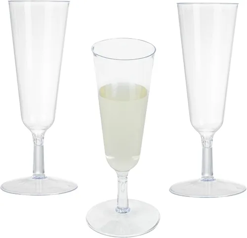 Vista 16 de Restaurantware Vasos de Martini desechables de 3 onzas, 100 mini tazas de Martini de plástico, aperitivo para fiestas o catering, mini vasos